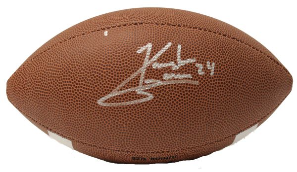 Knowshon Moreno University Of Georgia Bulldogs Autographed Wilson NCAA Football