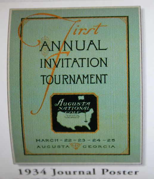 First Annual Invitation Tournament - 1934 Journal Poster - Augusta National Golf Club