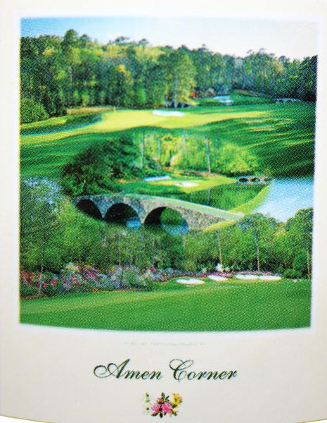 2005 Augusta National Golf Club Amen Corner Print