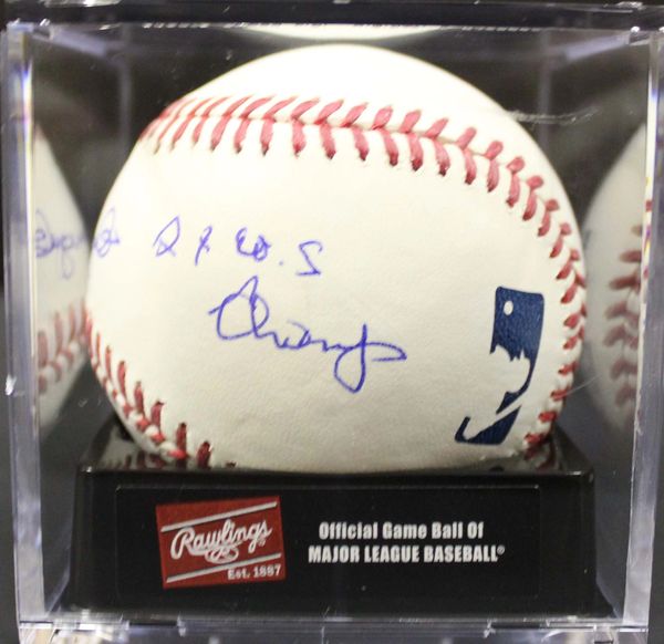 Manny Sanguillen Autographed 2x WS Champ Official Rawlings ML Bas