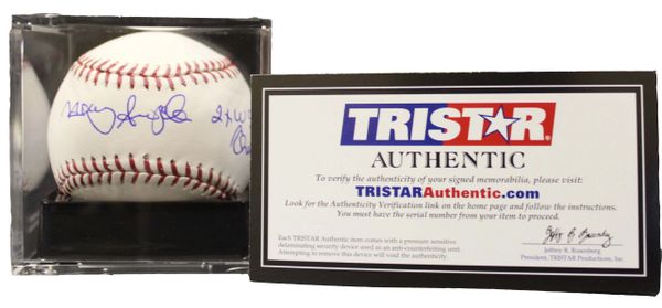 Manny Sanguillen Autographed 2x WS Champ Official Rawlings ML Baseball,  Tristar Authenticated 7610514