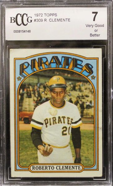 1972 TOPPS Roberto Clemente, BCCG 7