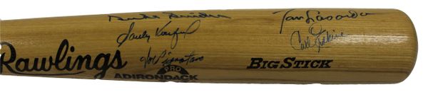 Snider / Lasorda / Koufax / Pignatano / Erskine / Branca, Autographed Rawlings Big Stick Bat, JSA Authenticated X06299