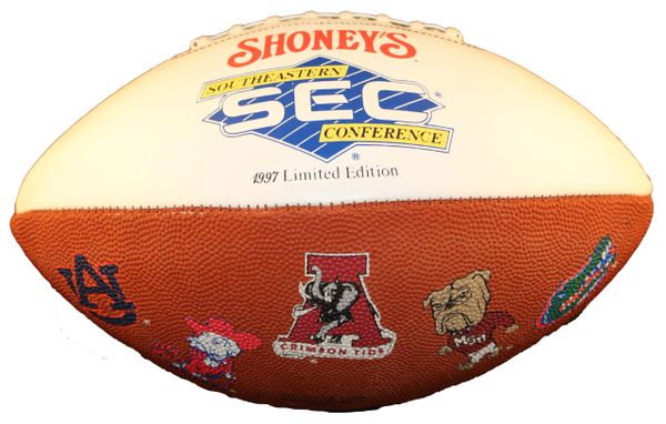 1997 Shoneys Limited Edition Rawlings Southeastern Conference Football