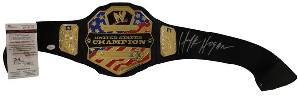 Hulk Hogan Autographed WWE Replica Belt - JSA Authenticated