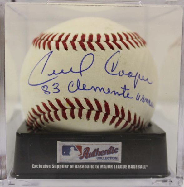 Manny Sanguillen Autographed 2x WS Champ Official Rawlings ML Baseball,  Tristar Authenticated 7610513