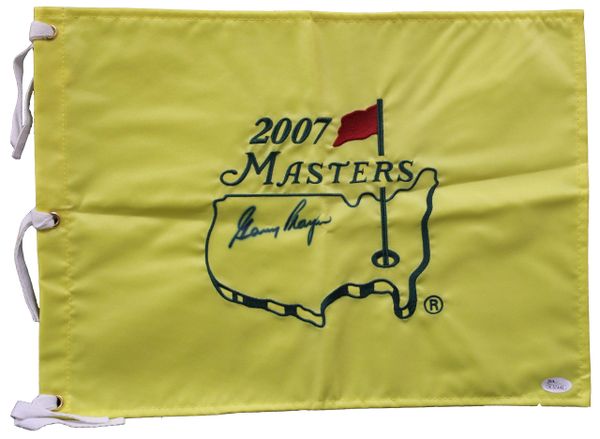 Gary Player Signed 2007 Masters Pin Flag - JSA Authenticated