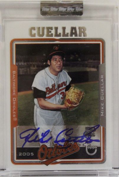 2005 TOPPS Mike Cuellar Certified Authentic Autograph Issue