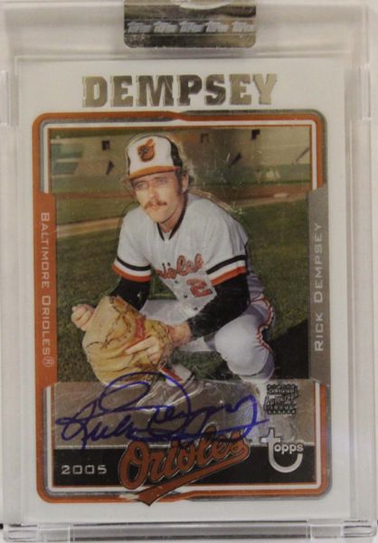 2005 TOPPS Rick Dempsey Certified Authentic Autograph Issue