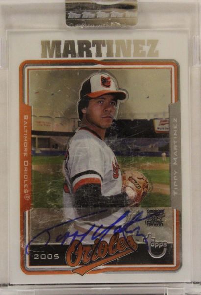 2005 TOPPS Tippy Martinez Certified Authentic Autograph Issue