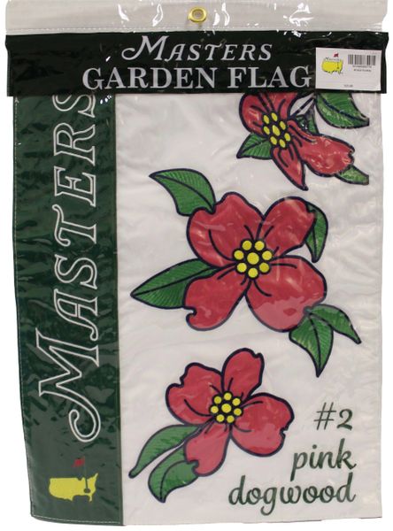 2016 Masters Garden Flag Featuring #2 Pink Dogwood- Double Sided