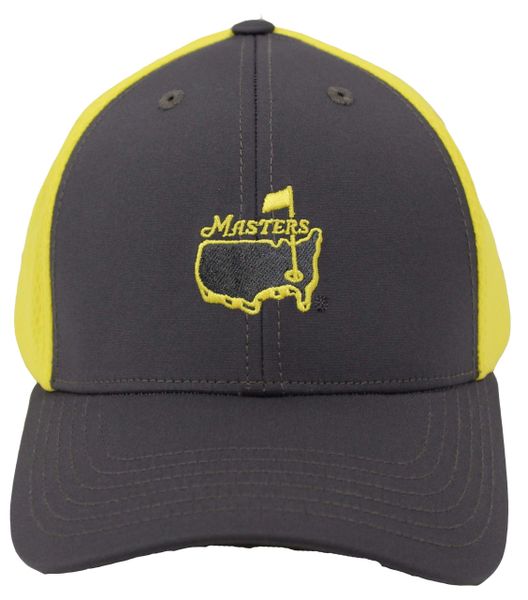 2016 Non-Dated Masters Performance Style Hat - Grey / Yellow