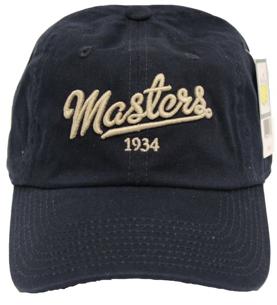 Non-Dated Masters Script Hat, Navy