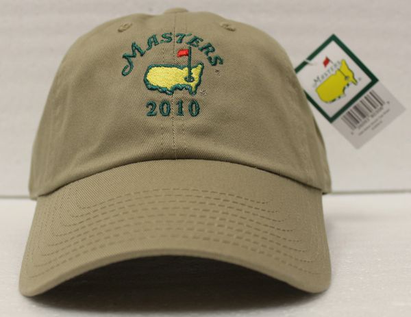 2010 Dated Masters Slouch Hat With Date Below Logo, Khaki