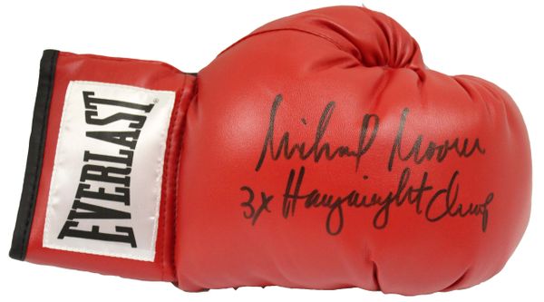 Michael Moorer Signed Everlast Boxing Glove JSA Authenticated Q02065
