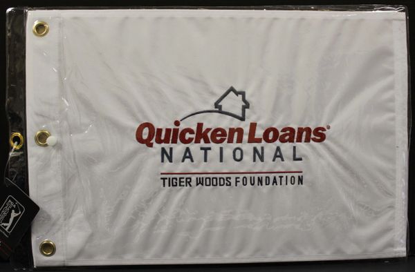 Tiger Woods Foundation, Quicken Loans National Pin Flag, White