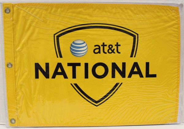 AT&T National Pin Flag, Screen Printed