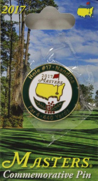 2017 Masters Commemorative Pin Representing the17th Hole, Nandina