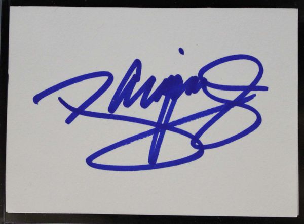 Manny "PACMAN" Pacquiao Signature Signed Cut, Authenticated by Team Pacquiao