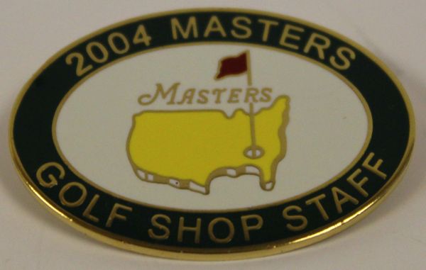2004 Masters Golf Shop Staff Pin
