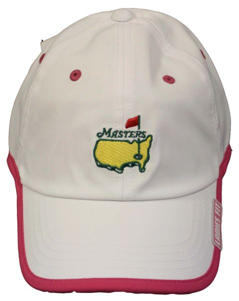 2017 Ladies Fit, Non-Dated Masters Performance Hat, White/Pink