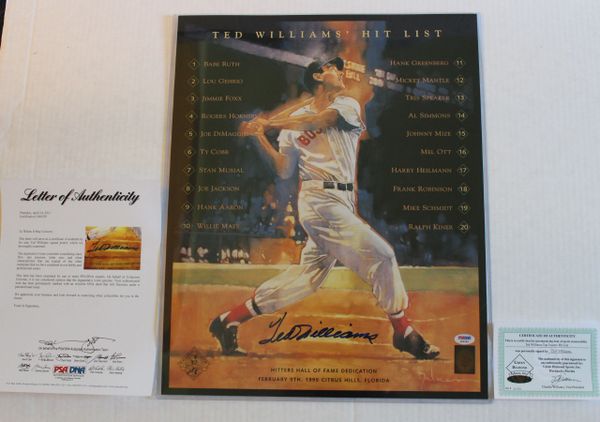 Earl Weaver Autographed HOF 96 Picture - PSA / DNA Authenticated