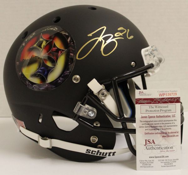 Le'Veon Bell Signed Pittsburgh Steelers Football Schutt Customized Full Size Replica Helmet - JSA Authenticated