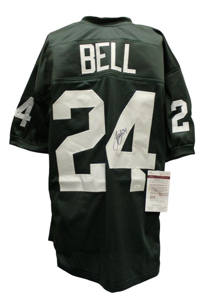 LeVeon Bell Autographed Michigan State Spartans Green Jersey - JSA Authenticated