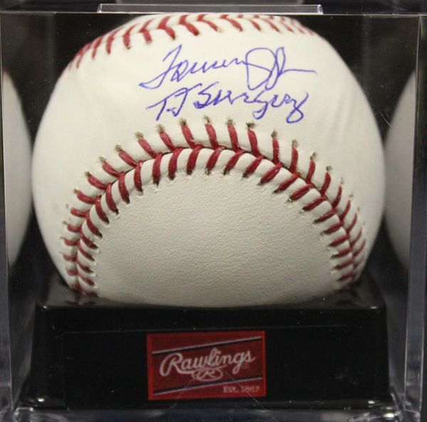 Greg Maddux Signed 2021 World Series Baseball (JSA)