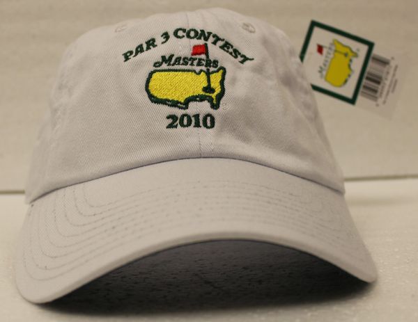 2010 Dated Masters Par 3 Contest Slouch Hat, White