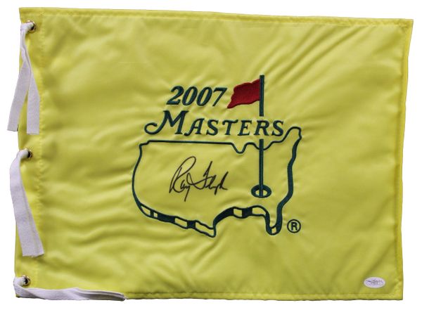 Ray Floyd Signed 2007 Masters Pin Flag, JSA Authenticated