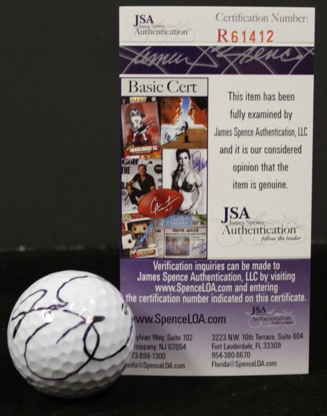 Jason Day Autographed Golf Ball, JSA Authenticated
