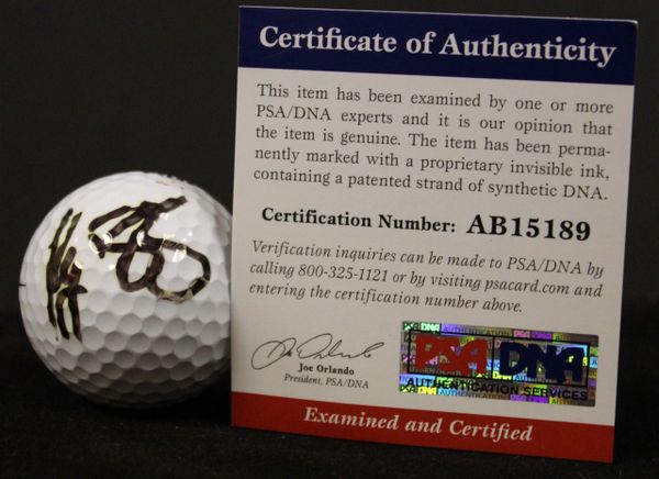 Keegan Bradley Signed Golf Ball - PSA/DNA Authenticated