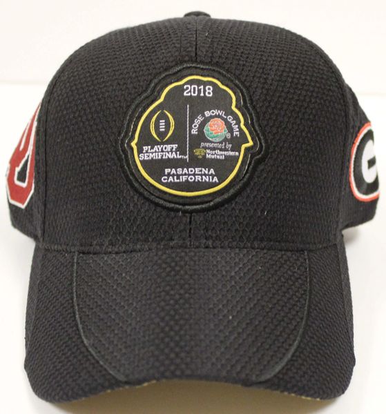 2018 Rose Bowl Georgia vs Oklahoma Black Hat - Adjustable