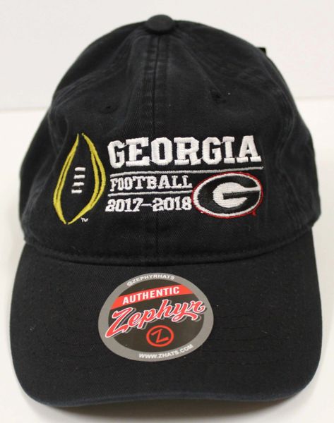 2017-2018 University of Georgia, College Football Playoff Hat - Black