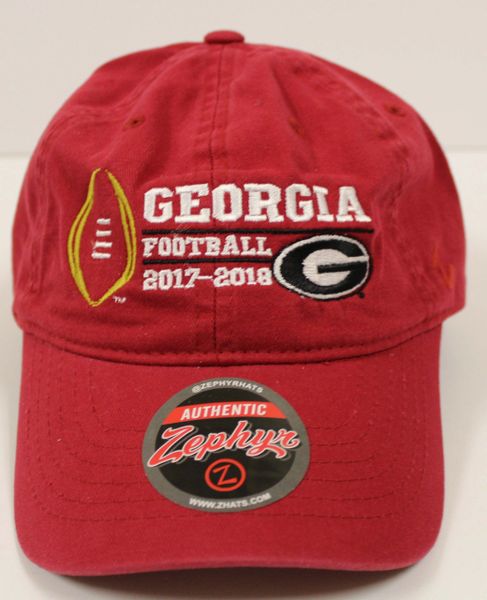 2017-2018 University of Georgia, College Football Playoff Hat - Red