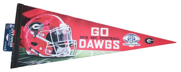 2019 SEC Championship UGA Pennant