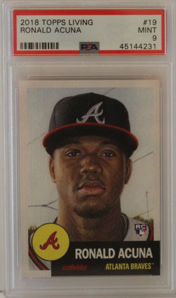 2018 Topps Living, Ronald Acuna, PSA 9