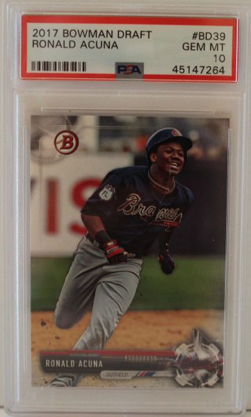 2017 Bowman Draft, Ronald Acuna, PSA 10 (45147264)