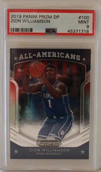 2019 Panini Prizm DP, Zion Williamson, PSA 9 (45371718)