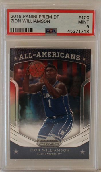 2019 Panini Contenders DP, Zion Williamson, Game Day Ticket, PSA 9 (45398606)