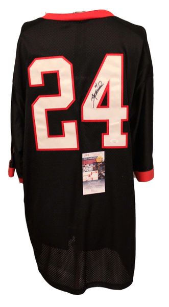 Knowshon Moreno Autographed University of Georgia Jersey #24, Black, JSA JJ36686