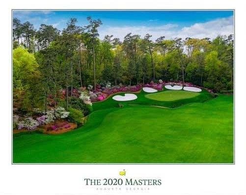 2020 MASTERS Print - Signed By Artist