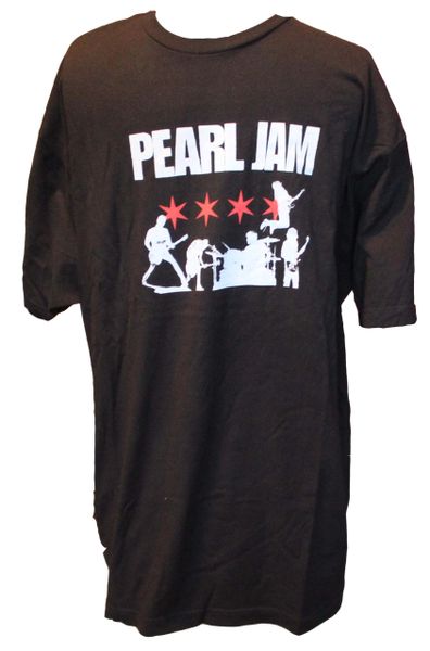 Pearl Jam Wrigley Field, Concert T-Shirt, Chicago Dates On Back, XXL