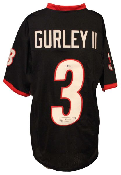 Todd Gurley Signed Black Jersey #3 - Beckett Authenticated