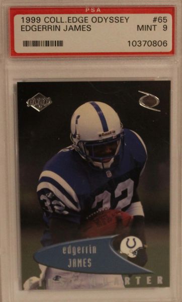 1999 COLL.EDGE ODYSSEY - Edgerrin James - PSA MINT 9