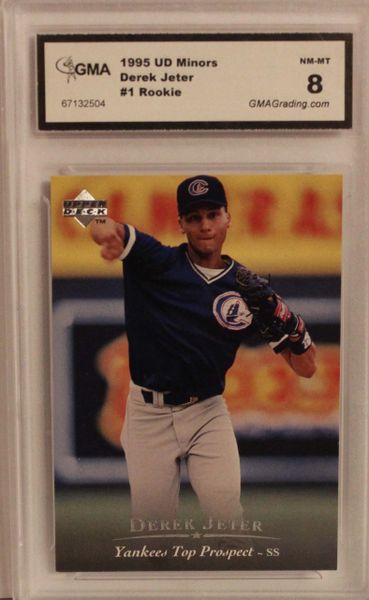 1995 UD Minors - Derek Jeter - #1 Rookie - GMA NM-MT 8