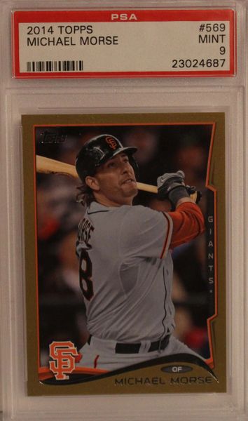 2014 TOPPS - Michael Morse - PSA Mint 9