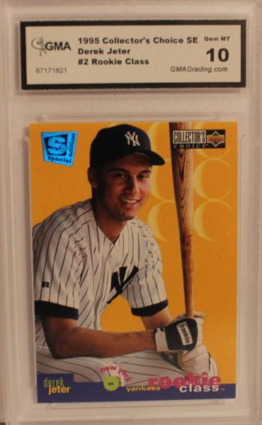 1995 Collector's Choice SE - Derek Jeter - #2 Rookie Class - GMA GEM MT 10