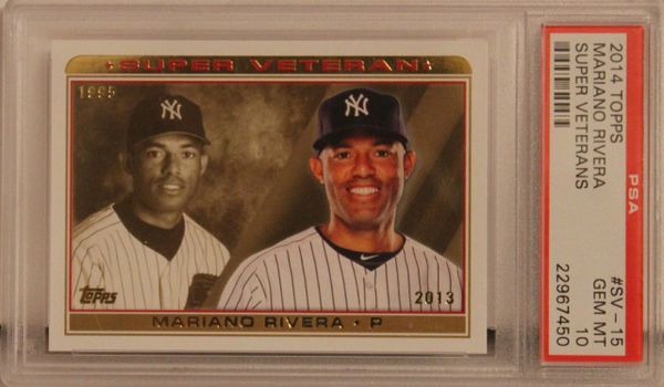 2014 Topps - Mariano Rivera - Super Veterans - PSA GEM MT 10